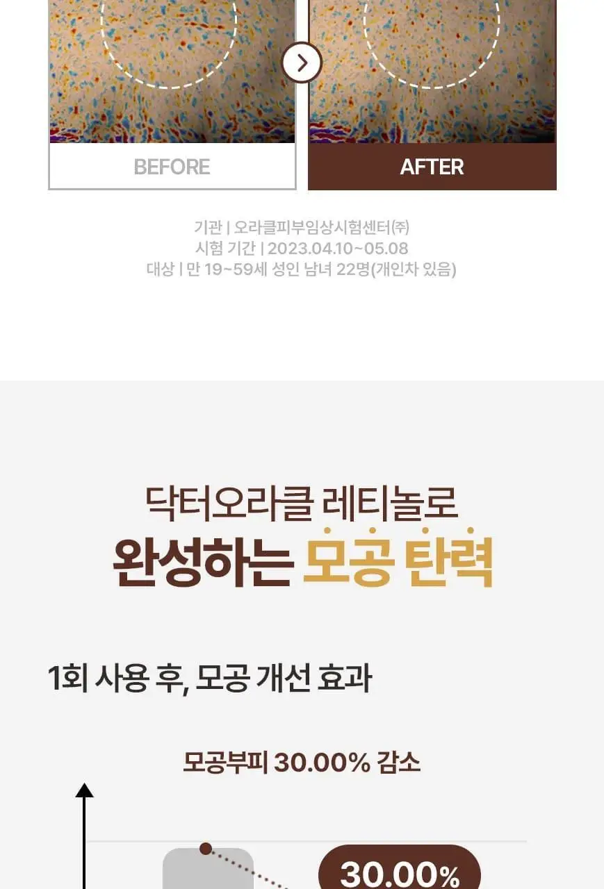[화해어워드 1위/모공앰플] 닥터오라클 레티노타이트닝 비타민A 레티놀 앰플 50ml 상세페이지 19